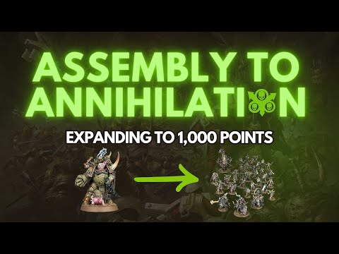 From Assembly to Annihilation Ep3: Starting Death Guard in 10th Edition! First 1,000 Point List!