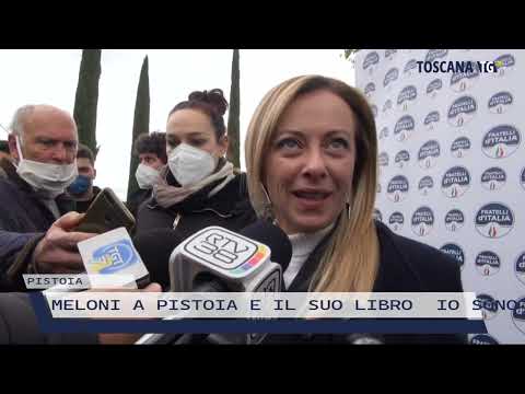 2022-04-22 PISTOIA - MELONI A PISTOIA E IL SUO LIBRO  IO SONO GIORGIA