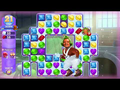 Wonka's World of Candy Level 29 no booster [Gameplay Walkthrough] [Zynga]