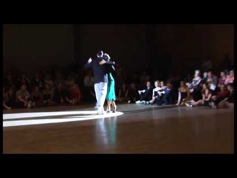  Rodrigo Rufino  and  Gisela Passi  are  dancing  at  Tango Festival St Geniez