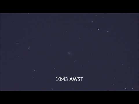 Comet/Hergenrother 168P - 8/10/2012 (Processed stack into a video sequence)