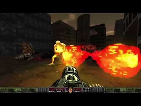 Beautiful DooM With Mods: Doom 2 The Way id Did, Map 15 The Causeway