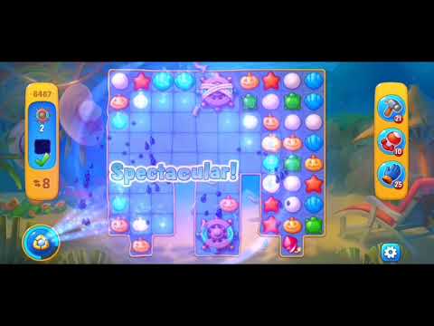 Fishdom 6487 Hard Level - NO 💣🧨💥