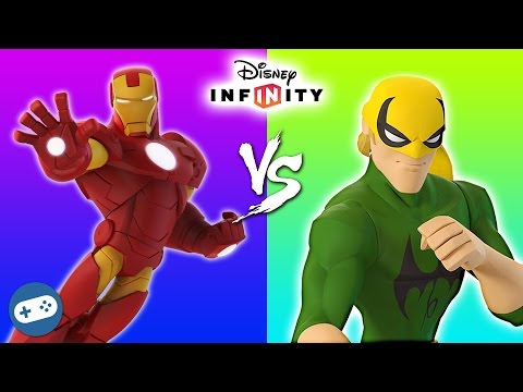 Iron Man VS Iron Fist Marvel Battlegrounds Disney Infinity 3.0