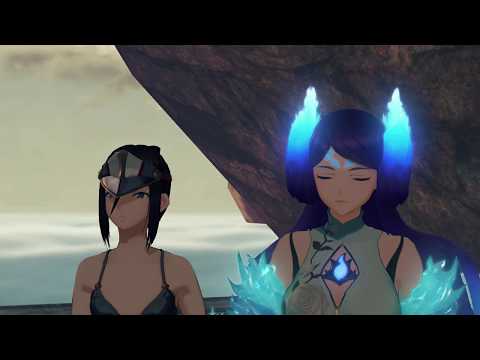 Xenoblade Chronicles 2 Swimsuit Edition Cutscene 075 - Goddess of the Praetorium