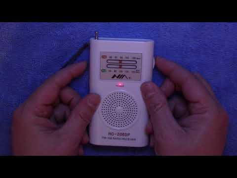 NIA RD-206SP Pocket Radio Night Time AM Band Scan
