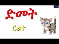 እንስሳትን በአማርኛ እና በእንግሊዝኛ እንማር - Let's Learn Animals in Amharic and Englis