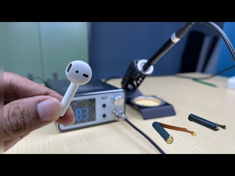 AirPod 2 Battery Replacement With AIXUN T3A Intelligent Soldering Station With T12