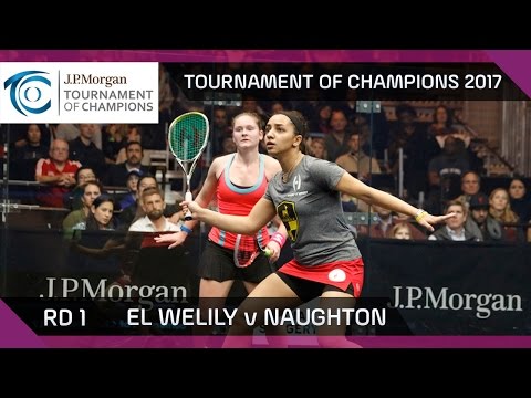 Squash: El Welily v Naughton - Tournament of Champions 2017 Rd 1 Highlights