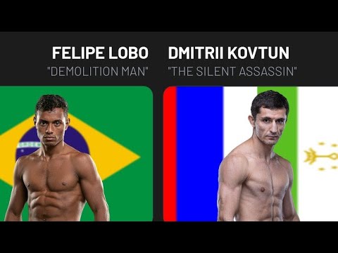 Felipe Lobo vs Dmitrii Kovtun full fight