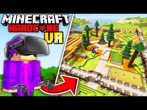 I Survived 100 Days in VR Hardcore Minecraft!