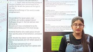 THE SERMON AT BENARAS | THE SERMON AT BENARAS CLASS 10 ENGLISH