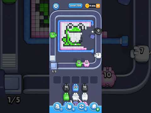 Pixel Flow Level 708 Walkthrough