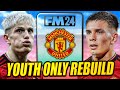 I Rebuilt Manchester United on FM24 and DOMINATED Football with YOUTH ONLY!
