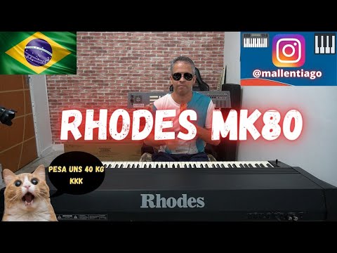RHODES MK-80 (ROLAND) FACTORY SOUNDS by TIAGO MALLEN (ANO : 1989) #rhodes #rhodespiano #MK80 #roland