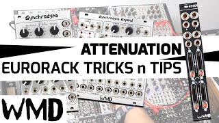 Video thumbnail for WMD Drone Patch - Using 4TTEN, Synchrodyne, and attenuation in Eurorack by WMDevices