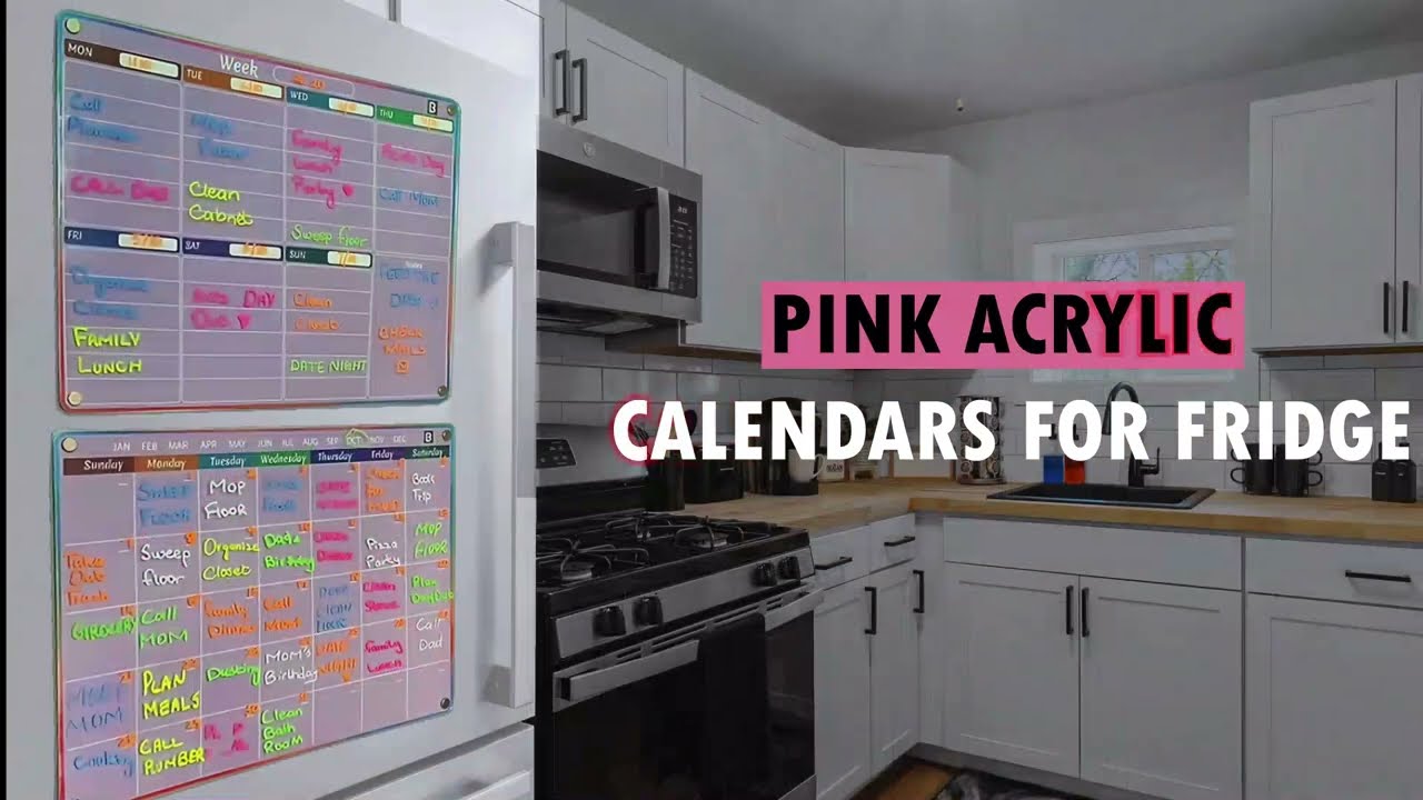 How to Organize Your Life with a Magnetic Acrylic Calendar | Daily Chores Made Easy!