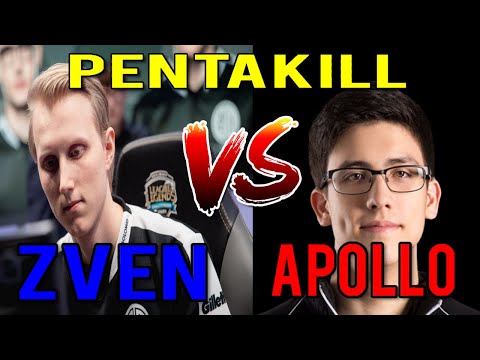 Pentakill !!! TSM Zven vs Fox Apollo Na Ranked Solo (Darshan, Smoothie) Patch8.24  #lol