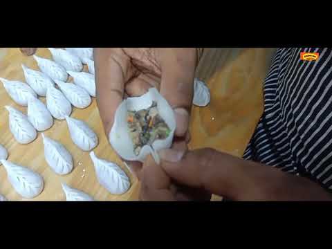 Amazing Skills of Handmade Dumpling folding |  momo folding 