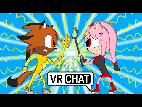 ELEMENTAL VS ANARCHY!! Sailor Anarchy vs Superior in a Dark Forest (ft. Sailor Peace) - VRChat