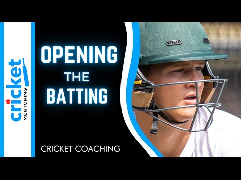 BATTING BASICS: OPENING THE BATTING | Learn the tips and technique to improve your cricket