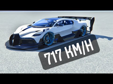 Bugatti Divo GTR TOP SPEED 0-717 KM/H at Endless Tack
