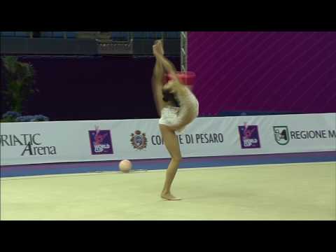 Laura Zeng - Ball - 2017 Pesaro World Cup - Rhythmic Finals