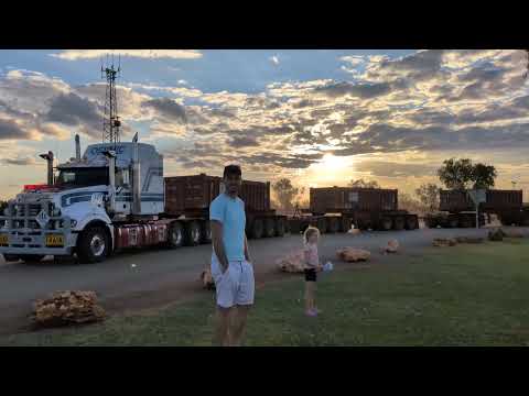Video: road train at Barkly Homestead