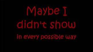 Dead By April-Sorry For Everything (LYRICS)