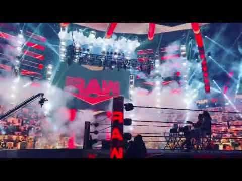 WWE RAW 2021 Pyro