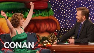Kristen Schaal's Voice Sounds Sultry In Her Head | CONAN on TBS video