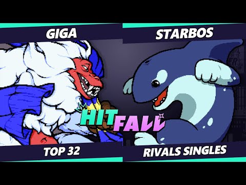 Hitfall 2023 - Giga (Hodan) Vs. starbos (Orcane) Rivals of Aether - RoA