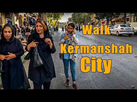 Walking in Kermanshah Iran 🇮🇷 | Old Bazaar Streets & City Life 2022
