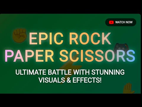 Epic Rock Paper Scissors Game Html Css Javascript Interactive Web Game Tutorial