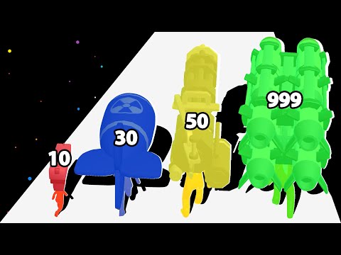 Gun Head Run 3D - Max Level Big Head Man Runner!