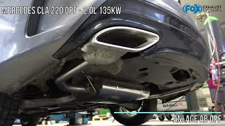 Video: FOX Edelstahl Duplex Sportauspuff Mercedes CLA 220 C118 X118