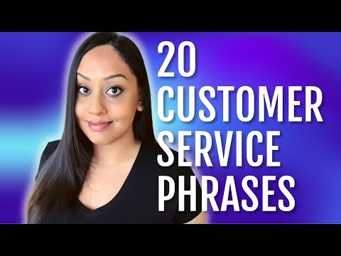 20 English Customer Service Phrases