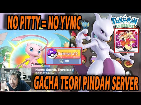 🔥🔥GACHA YVMC SAMPAI PITY UNTUK SSR!! TEORI PINDAH SERVER ATAU PINDAH TANGAN!! - POKEMON WORLD