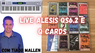 Video thumbnail for LIVE - ALESIS QS6.2 E Q CARDS (UM PEQUENO DE GRANDE PODER) COM TIAGO MALLEN . #181 #live by Tiago Mallen