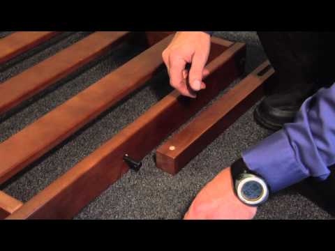 Wall Hugger Futon Frame Assembly Guide product demo video