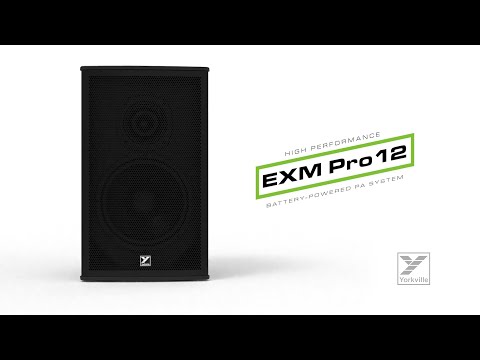 EXM Pro12 – High Performance 3-Way Battery Powered PA System