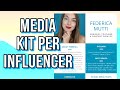 Come Creare Un MEDIA KIT Per Collaborare Con Le Aziende
