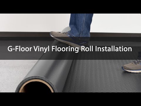 G-Floor Vinyl Garage Flooring Roll Installation - Easy DIY Floor