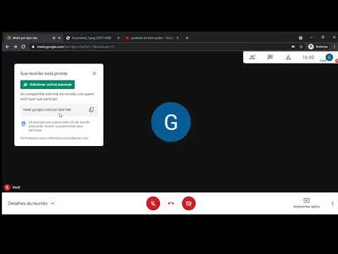Aula 4 - Reuniões online com Google Meet - Aceitando pessoas na reunião pelo computador