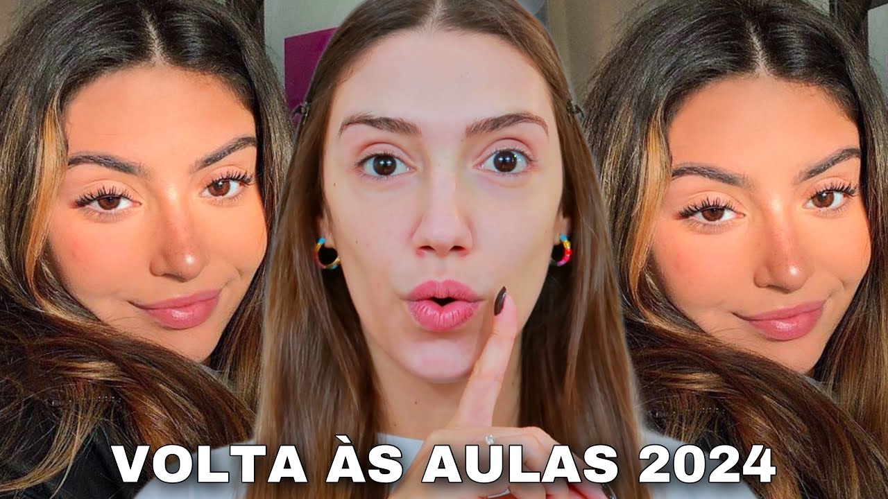 MAKE PARA VOLTA ÀS AULAS 2024 *MAQUIAGEM PARA USAR NO DIA A DIA* FIQUE LINDA NA ESCOLA/FACULDADE