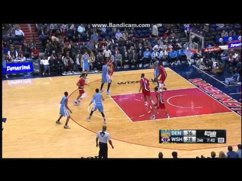Nikola Jokic 17 Pts , 11 Reb , 1 Ast vs Wizards - Washington Wizards vs. Denver Nuggets - 08/12/2016