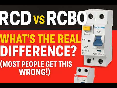 RCD vs RCBO: The Ultimate Showdown!