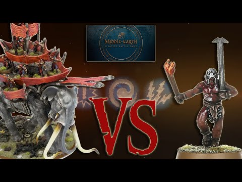 MESBG ABBREVIATED BATTLE REPORT | ISENGARD VS FAR HARAD/SERPENT HORDE |  1035 p SEIZE THE PRICE