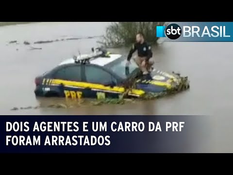 Rio Grande do Sul volta a ser castigado por tempestades | SBT Brasil (13/09/23)