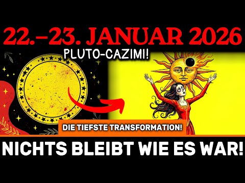 DRINGEND! PLUTO-CAZIMI STEHT BEVOR! 22.–23. Jan – die TIEFSTE Transformation des Jahres kommt!
